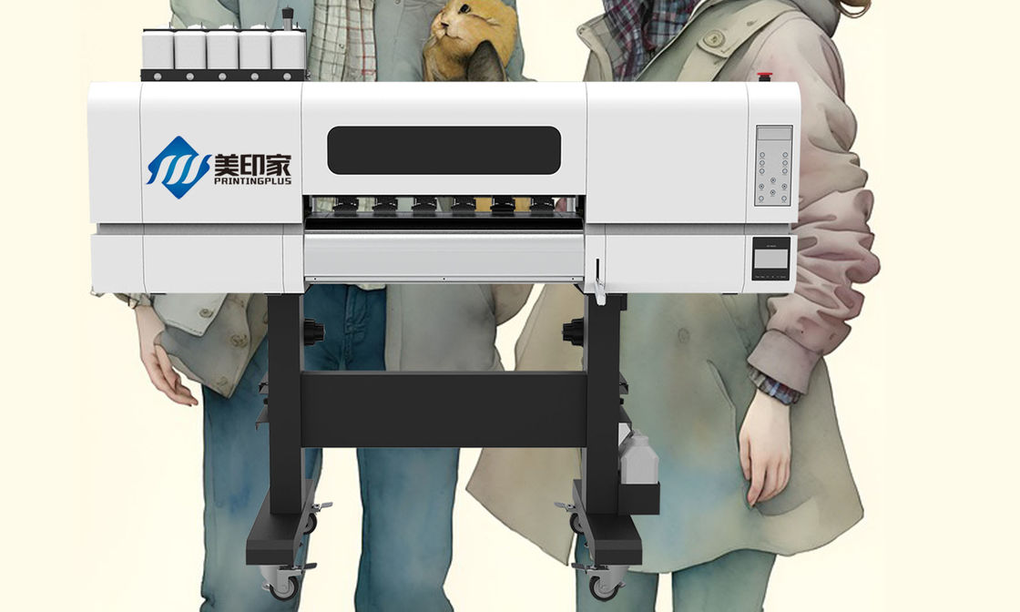 解像度 DTF転送プリンター 620MMプリントと1062MM高さのワークテーブルとPETフィルムを印刷