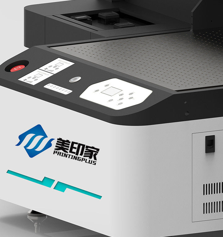 UV インクジェット フラットベッドプリンタ 漆黒用 輝くマットと質感のある材料