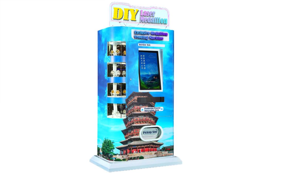 4G / WIFI / ワイヤレス接続とカスタマイズ可能な色彩の自動販売機