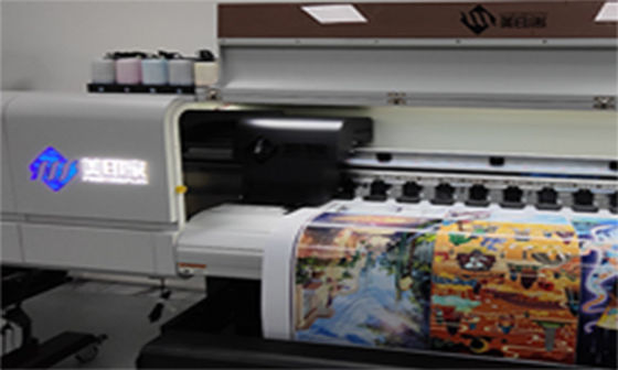 幅1250MM水の基づいたプリンター屋内広告プリンター染料インク